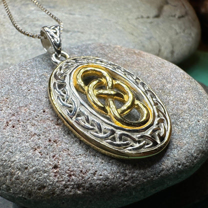 Celtic Forever Infinity Necklace in Sterling Silver