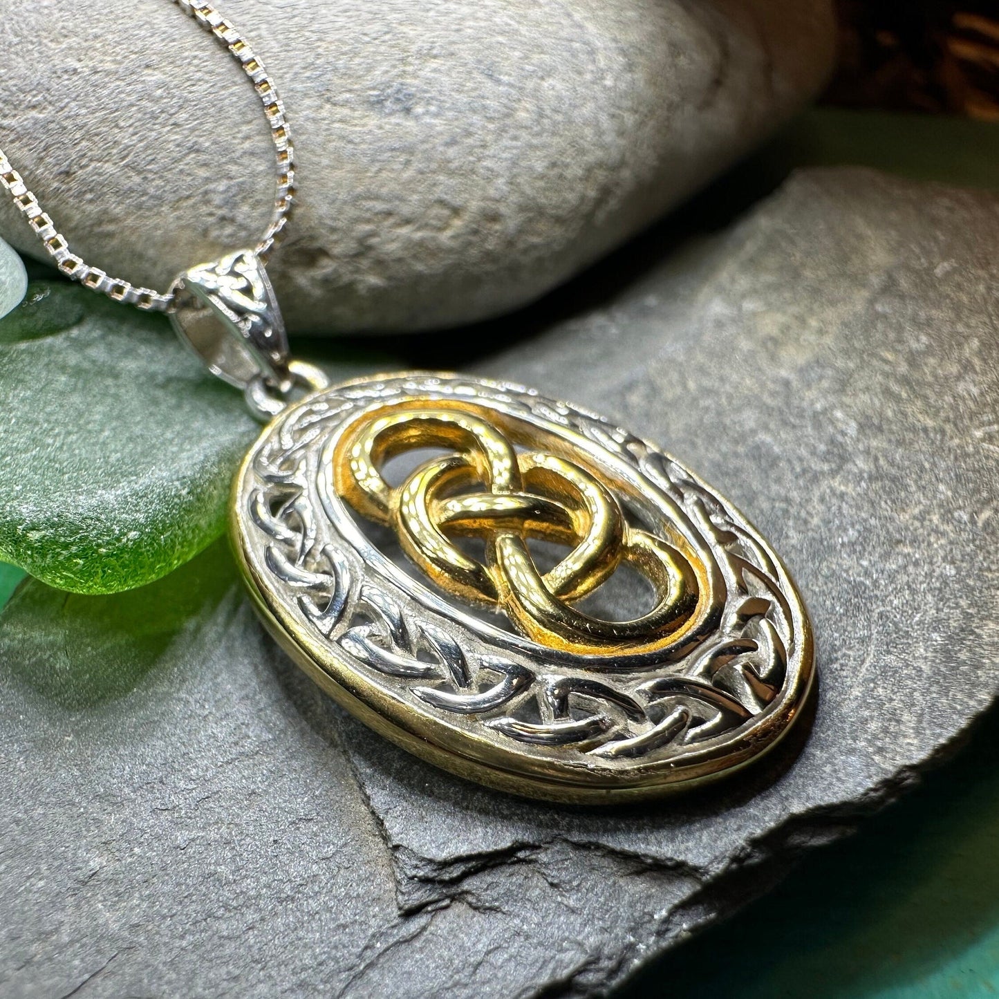 Celtic Forever Infinity Necklace in Sterling Silver
