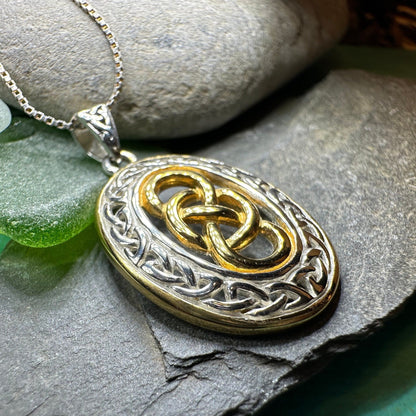 Celtic Forever Infinity Necklace in Sterling Silver
