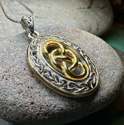 Celtic Forever Infinity Necklace in Sterling Silver