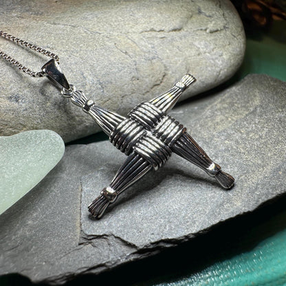 Glan (Pure) Large Saint Brigid's Cross Necklace