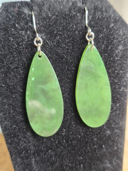 Canadian Jade Drop Earrings