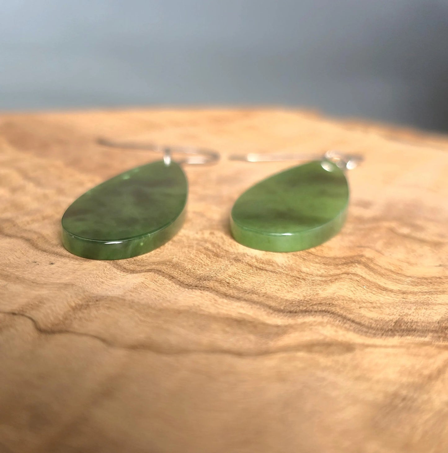 Canadian Jade Drop Earrings