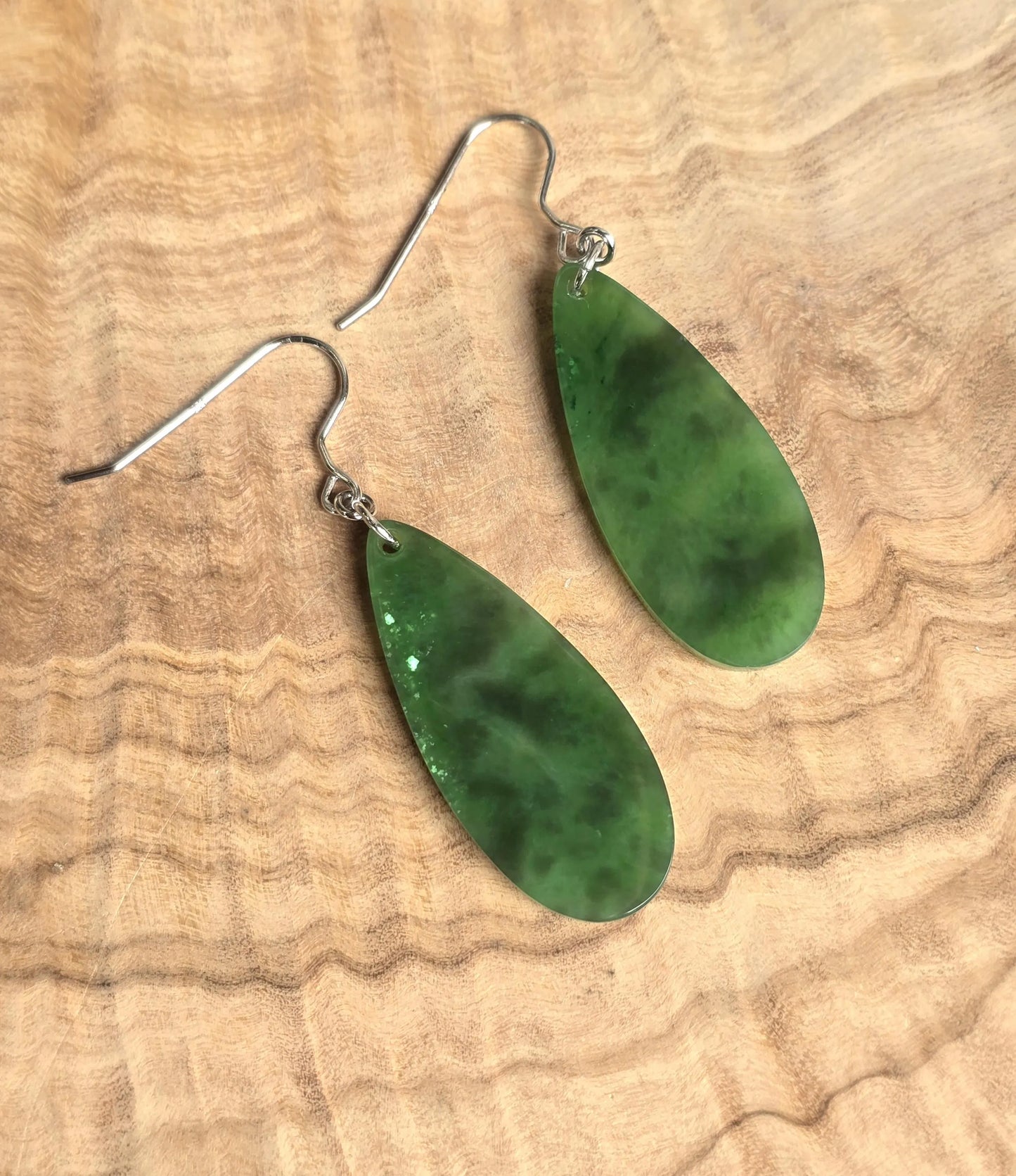 Canadian Jade Drop Earrings