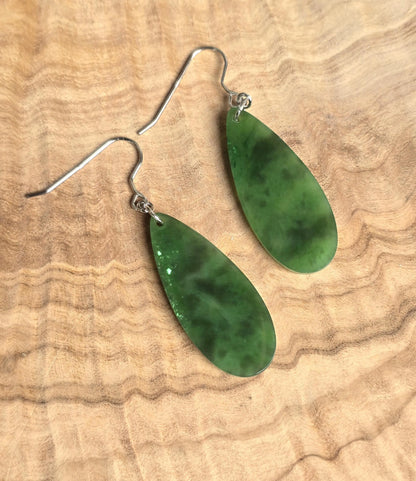 Canadian Jade Drop Earrings