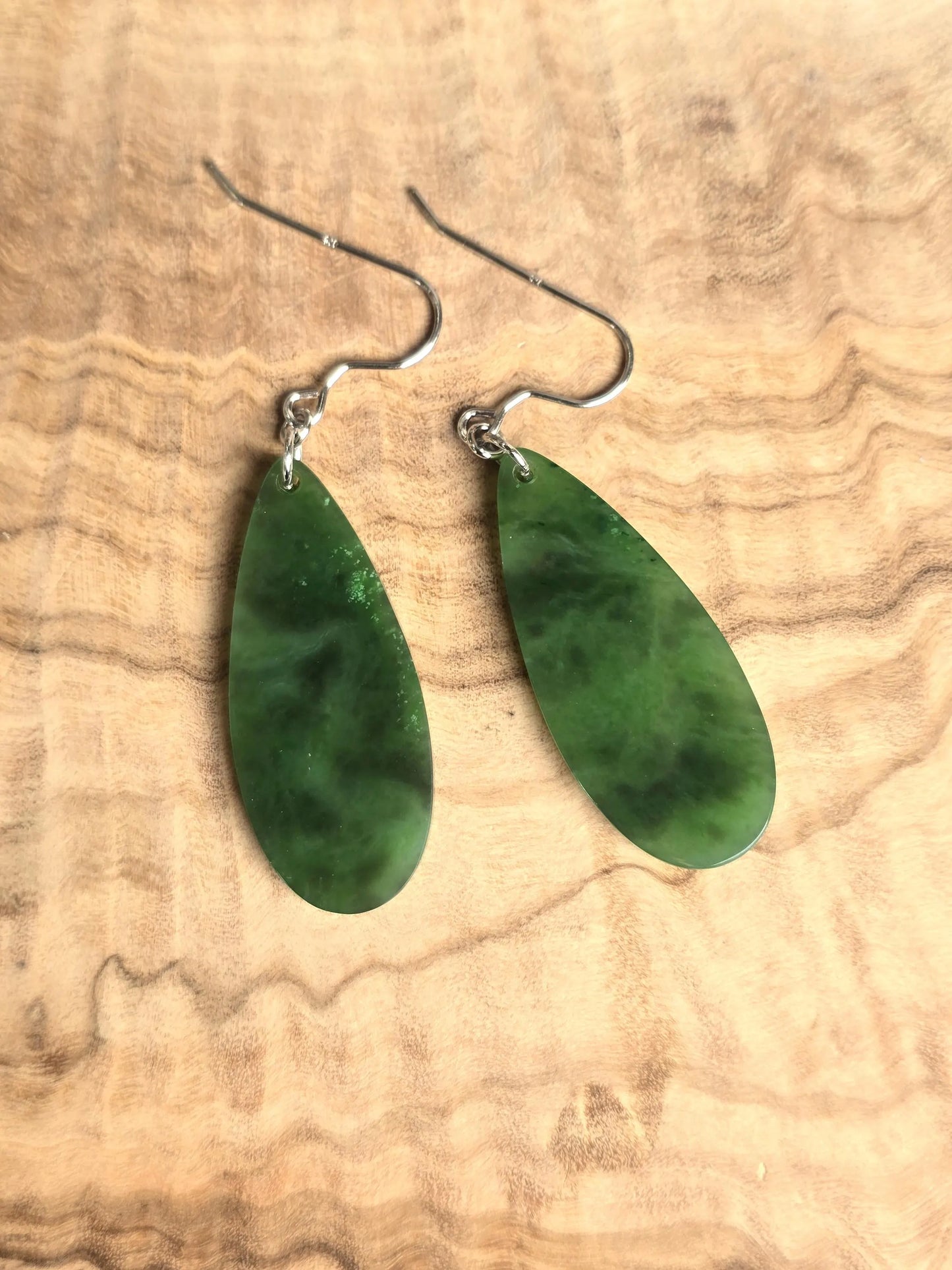 Canadian Jade Drop Earrings