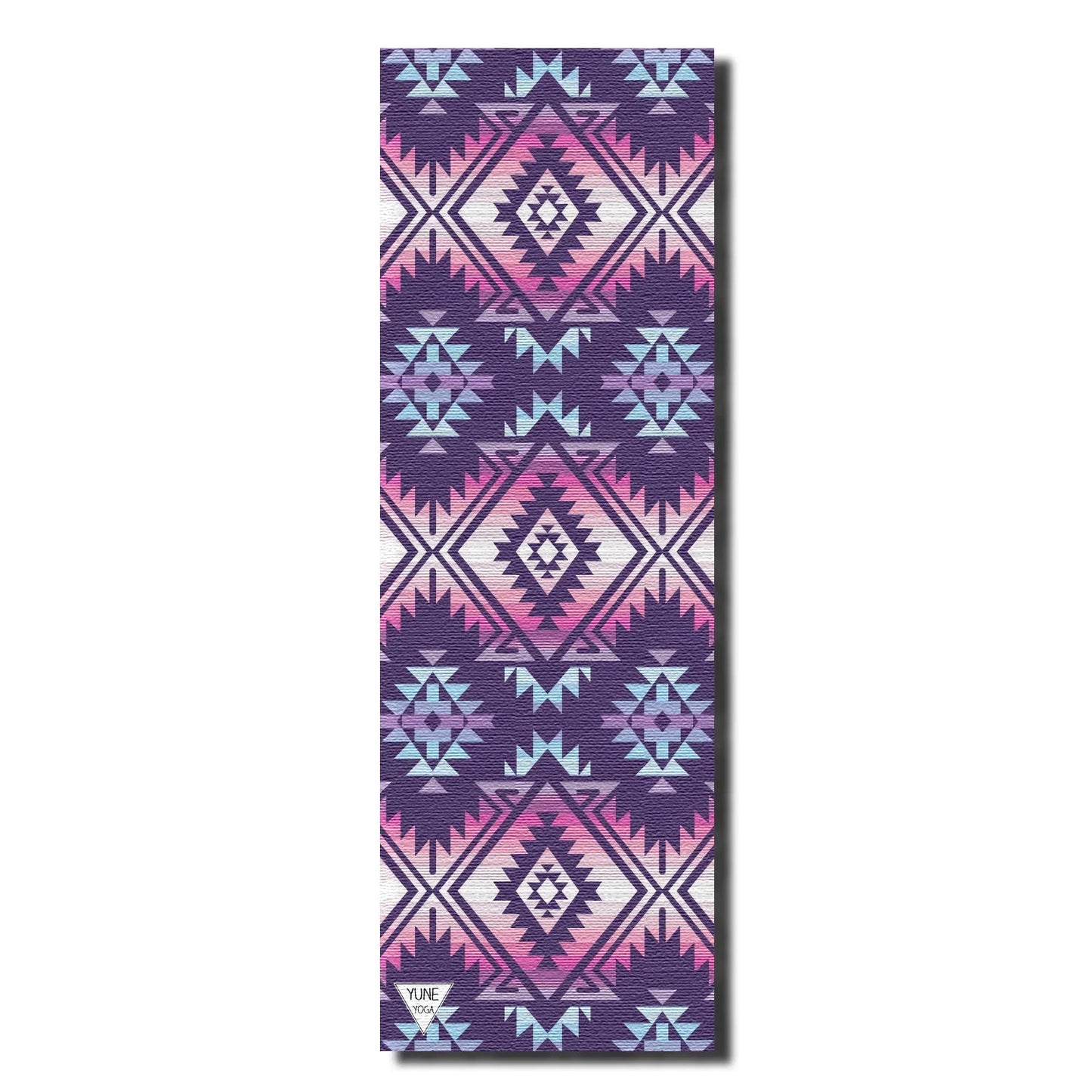Jerome Midnight Yoga Mat – 6 mm Extra Thick, Double-Sided Non-Slip, Eco-Friendly PER with Deep Purple Midnight Design | Yune Yoga