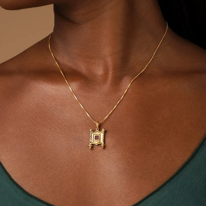 Prism of Faith 12 Tribes Gem Torah Nano Chip Necklace - Entire Hebrew Bible (Torah)