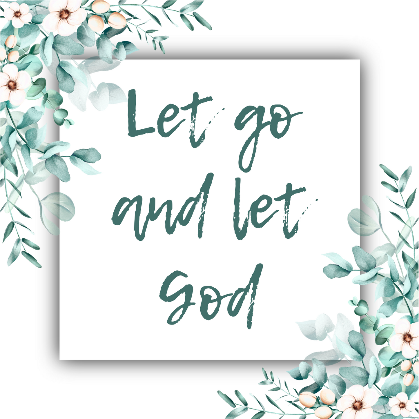 Let Go and Let God Mobius Necklace