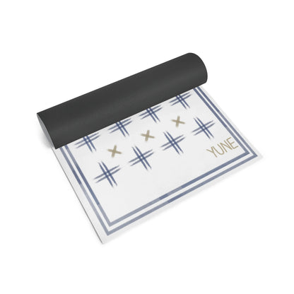 Saeki Cloud Nine Yoga Mat – 6mm Non-Slip, Eco-Friendly (White)
