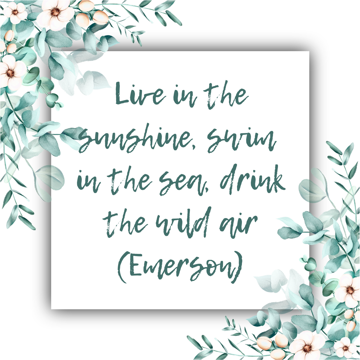 Live in the Sunshine (Emerson) Mobius Necklace