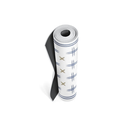 Saeki Cloud Nine Yoga Mat – 6mm Non-Slip, Eco-Friendly (White)