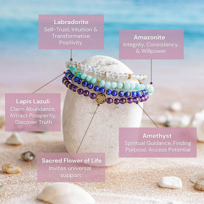 Manifestation Magnet Bracelets - Pack of 4