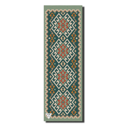 Moab Plains Yoga Mat – 6 mm Extra Thick, Double-Sided Non-Slip, Eco-Friendly PER with Moss Green Nature-Inspired Design | Yune Yoga