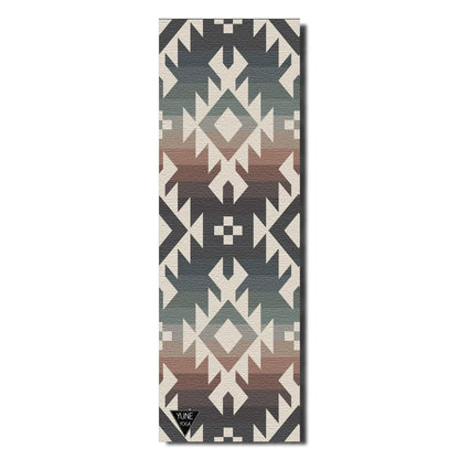 Obsidian Ridge Yoga Mat – 6 mm Extra Thick, Double-Sided Non-Slip, Eco-Friendly PER with UV-Printed Design | Yune Yoga