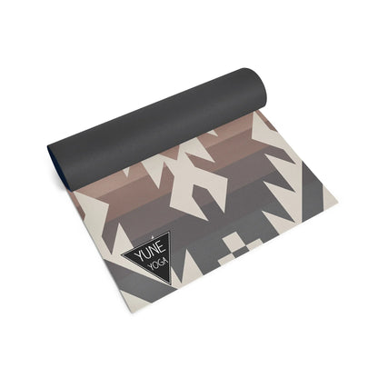 Obsidian Ridge Yoga Mat – 6 mm Extra Thick, Double-Sided Non-Slip, Eco-Friendly PER with UV-Printed Design | Yune Yoga