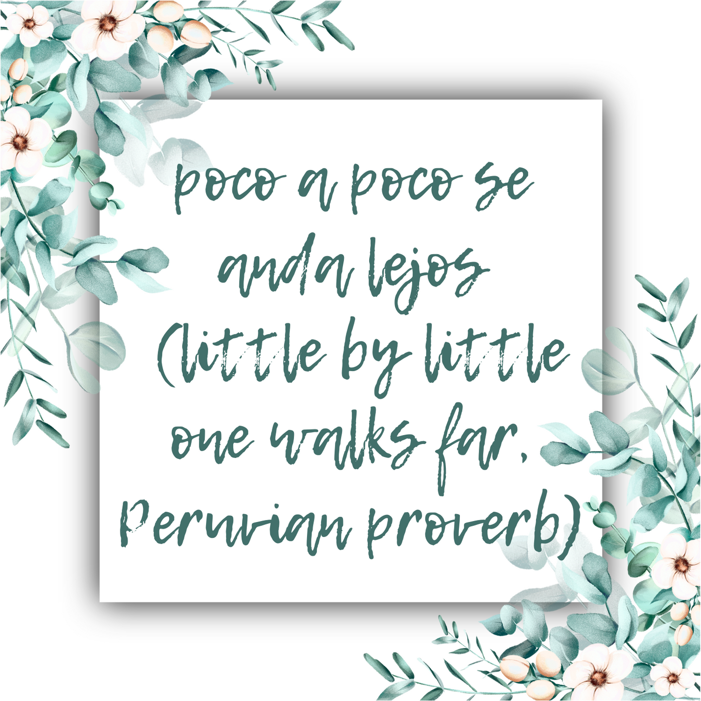 Poco a Poco (Little by Little One Walks Far) - Mobius Necklace
