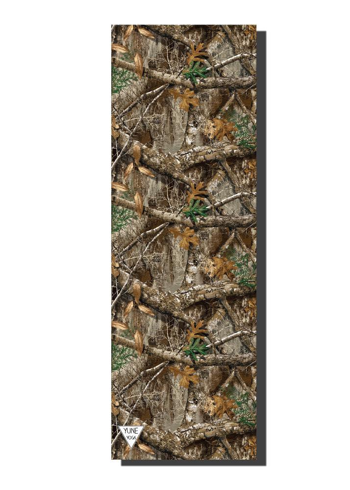 Realtree x Yune Yoga Edge Pattern Mat – Eco-Friendly, Non-Slip, 6mm PER Yoga Mat