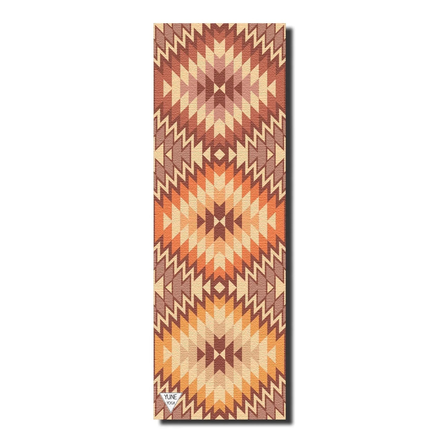 Red Rocks Sunrise Yoga Mat – 6 mm Extra Thick, Double-Sided Non-Slip, Eco-Friendly PER with Desert Sunrise Design | Yune Yoga