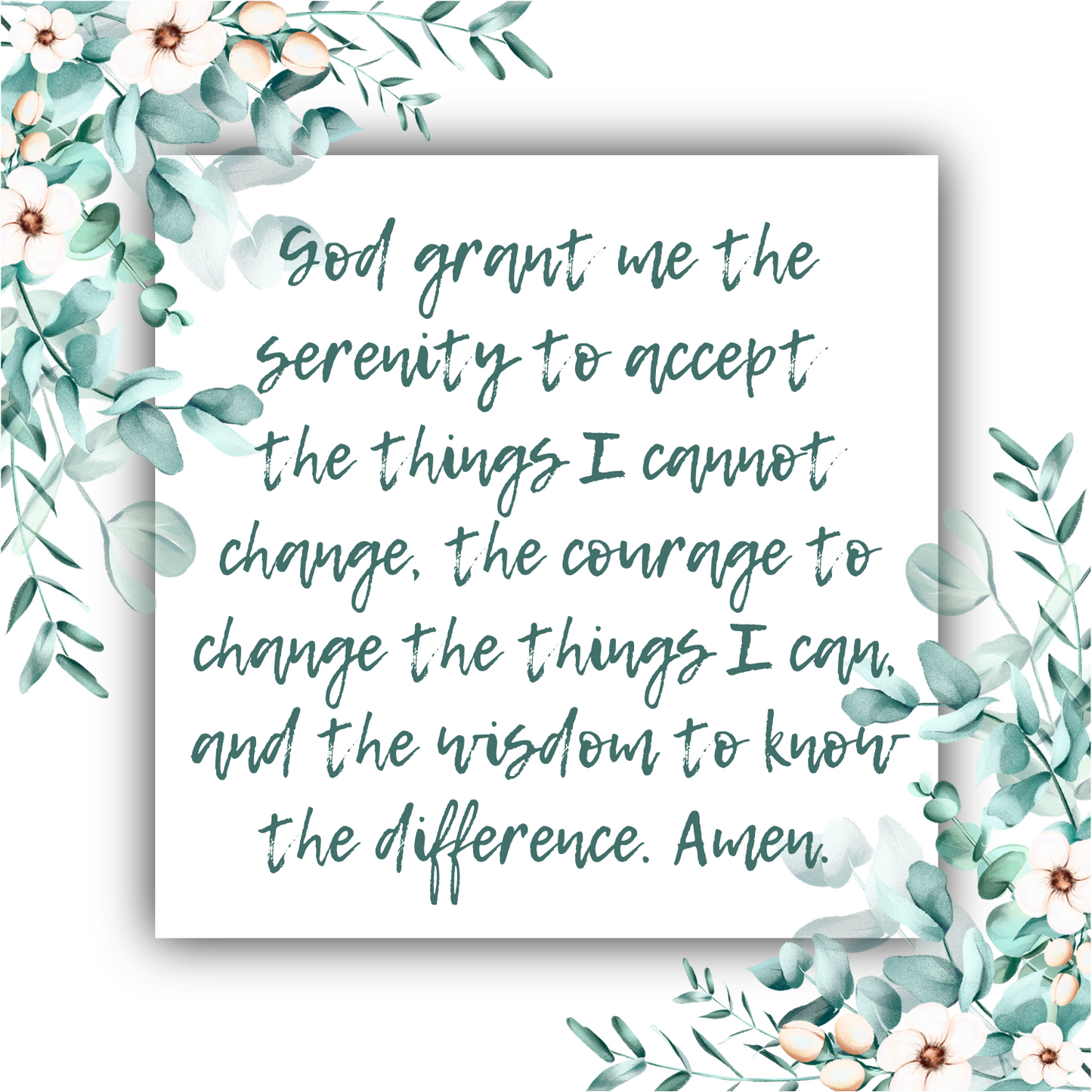 Serenity Prayer Touchstone