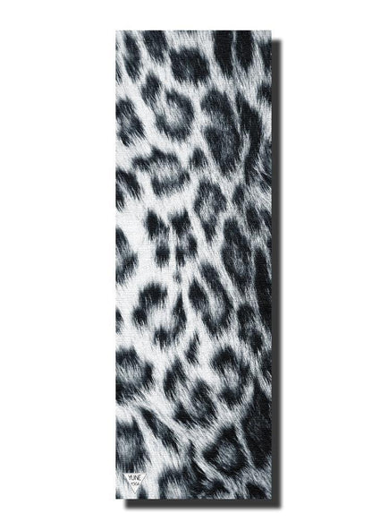 Snow Leopard Print Sustainable Yoga Mat – Ultra Grip + Eco PER | Yune