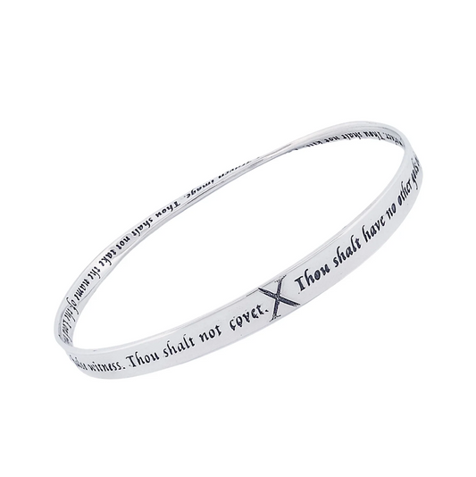 The Ten Commandments Mobius Bracelet