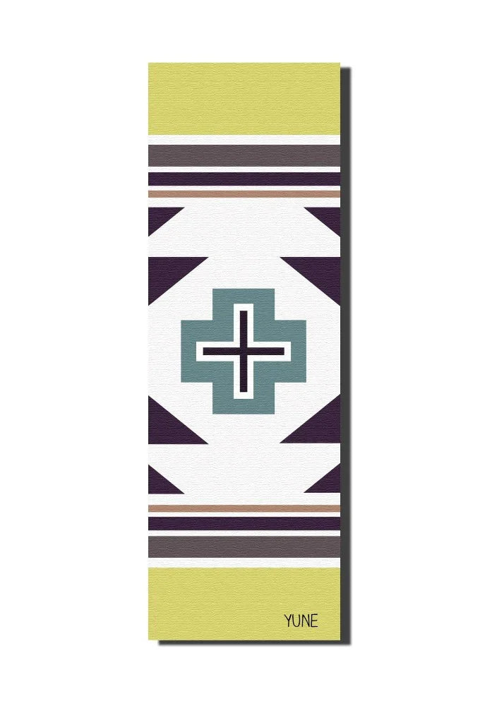 Yoga Mat | 6mm Thick | Green | Non-Slip | Eco Friendly | Yune Yoga | Gemini