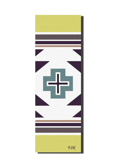 Yoga Mat | 6mm Thick | Green | Non-Slip | Eco Friendly | Yune Yoga | Gemini