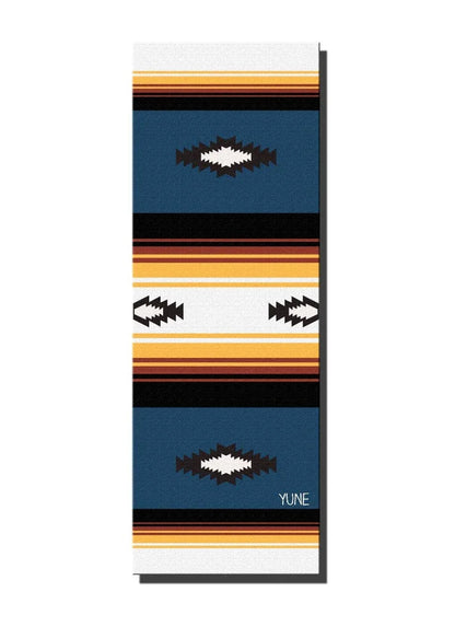 Nelson Yoga Mat – 6 mm Extra Thick, Non-Slip Eco-Friendly PER with Striped UV-Printed Design | Yune Yoga