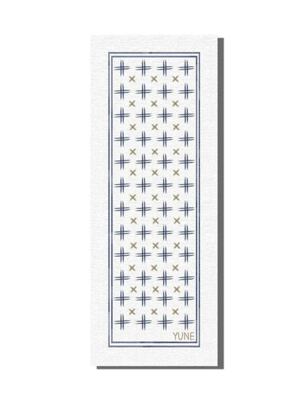 Saeki Cloud Nine Yoga Mat – 6mm Non-Slip, Eco-Friendly (White)