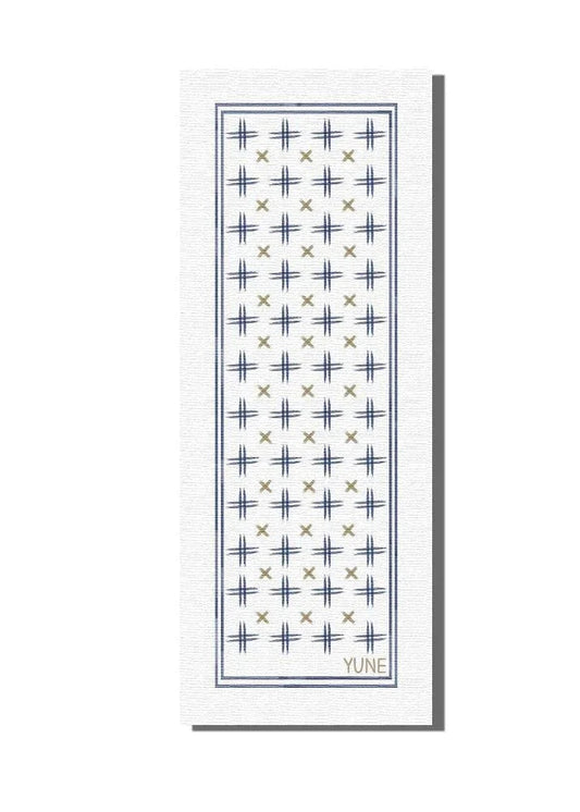 Saeki Cloud Nine Yoga Mat – 6mm Non-Slip, Eco-Friendly (White)