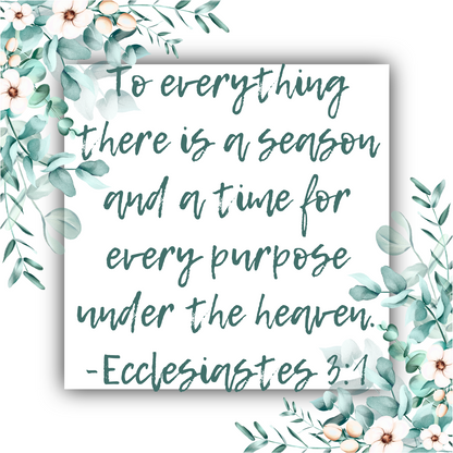 To Everything There is a Season - Ecclesiastes Bangle