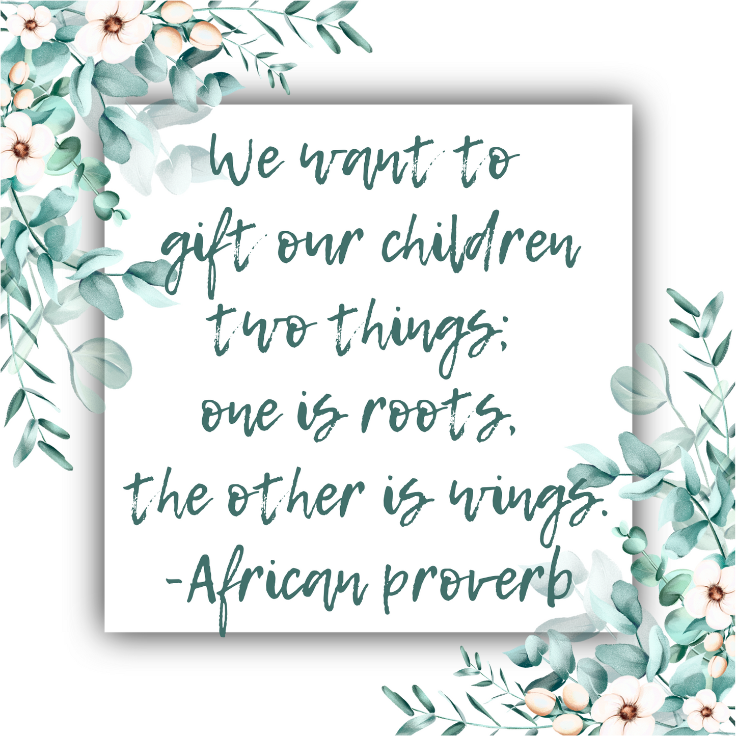 We Want to Gift Our Children Two Things - Heart Ribbon Necklace