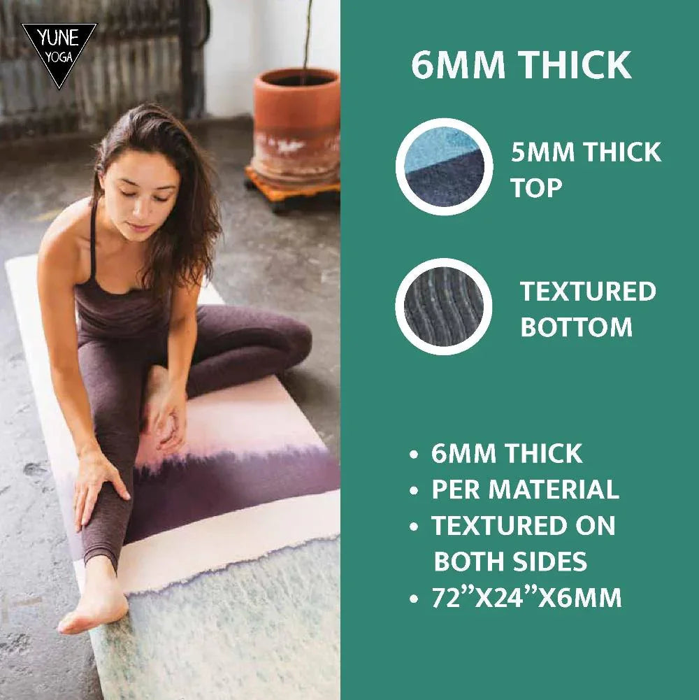 Bear Creek Juniper Yoga Mat – 6mm Eco-Friendly Non-Slip Mat for Comfort, Grip & Stability