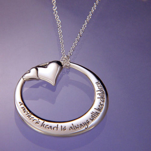 A Mother's Heart Is Always With Her Children - Necklace