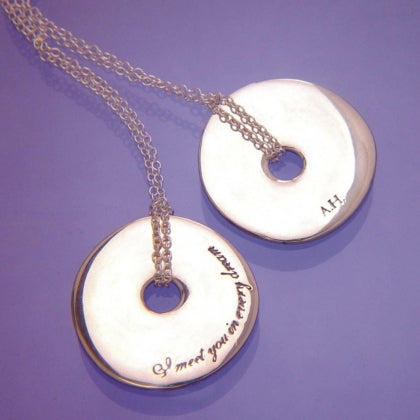 I Meet You In Every Dream (Alexander Hamilton) - Pi Disc Necklace