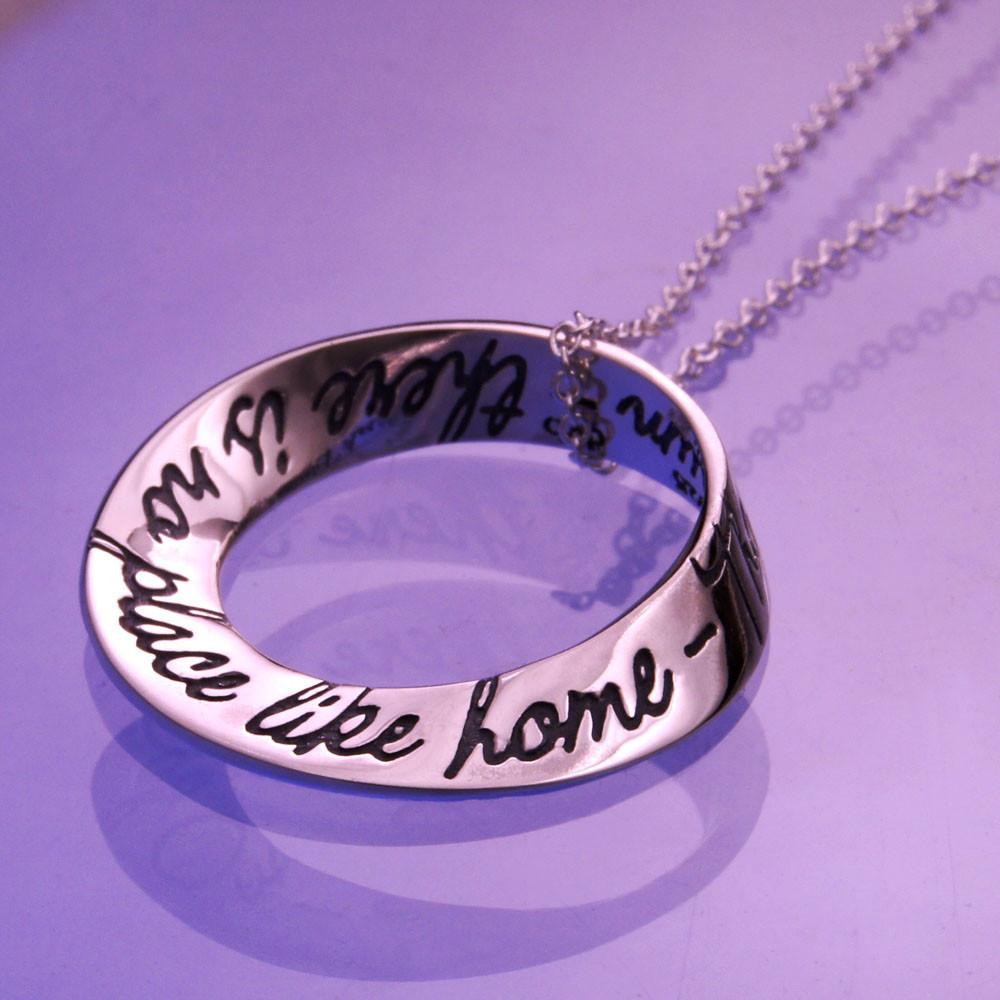No Place Like Home (Wizard of Oz) Mobius Necklace