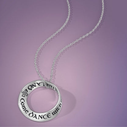 Come Dance with Me In Ireland (WB Yeats) - Mobius Necklace