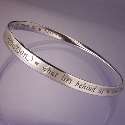 What Lies Within Us (Emerson) Mobius Bracelet