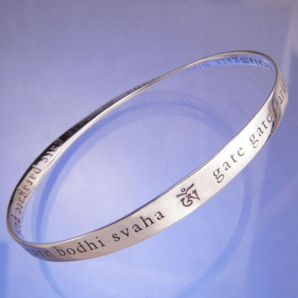 Heart Sutra Mantra Mobius Bracelet