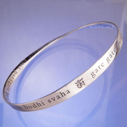 Heart Sutra Mantra Mobius Bracelet