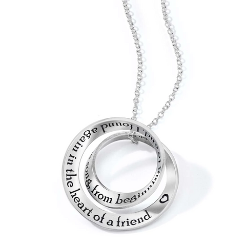 Heart of a Friend -  Double Mobius Necklace