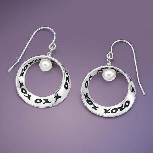 Hugs and Kisses Mobius Earrings