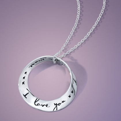 I Love You More - Mobius Necklace