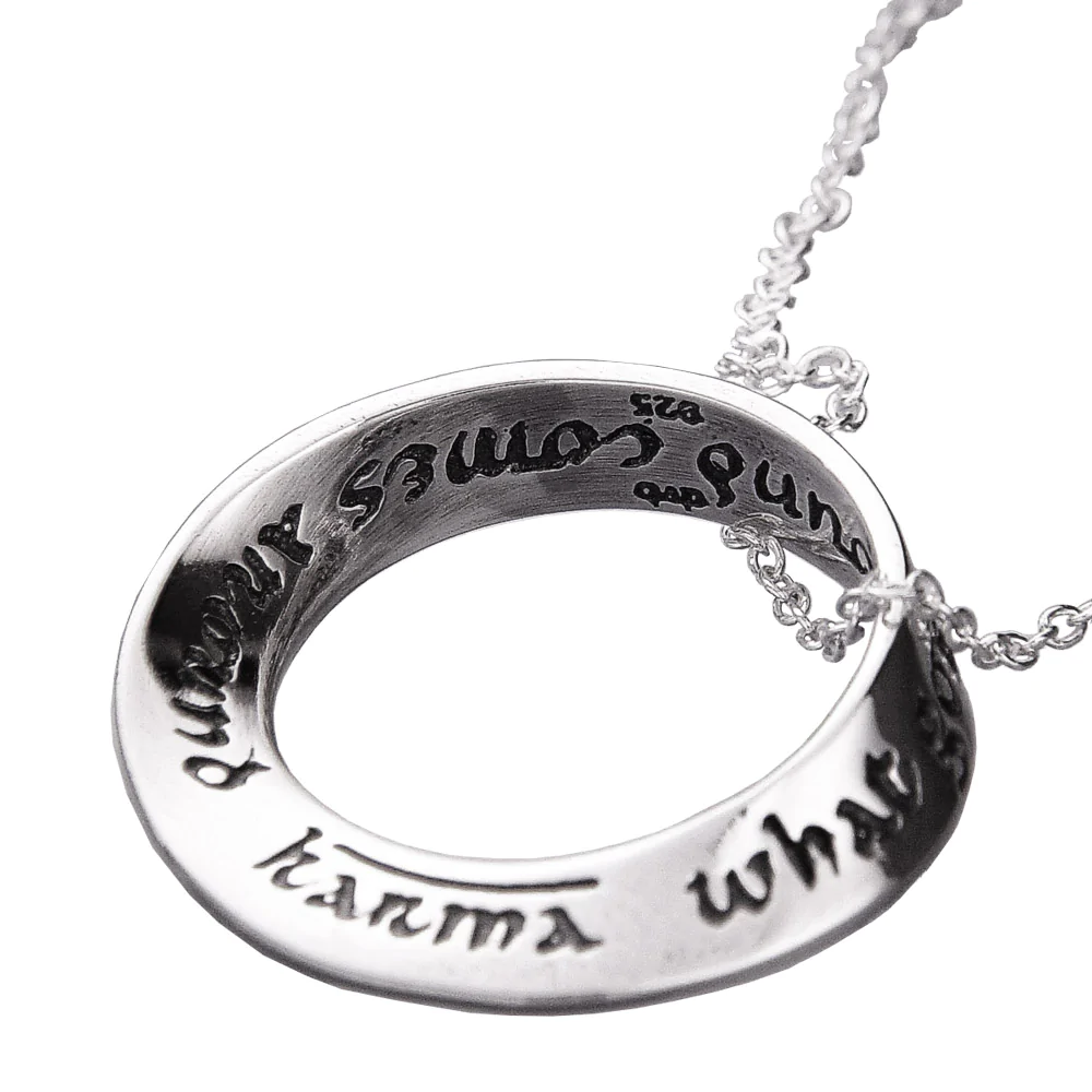 Karma "What Goes Around Comes Around" Mobius Necklace