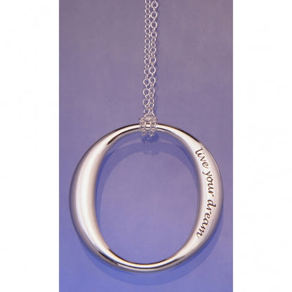 Live Your Dream, Don't Dream Your Life - Circulo Necklace