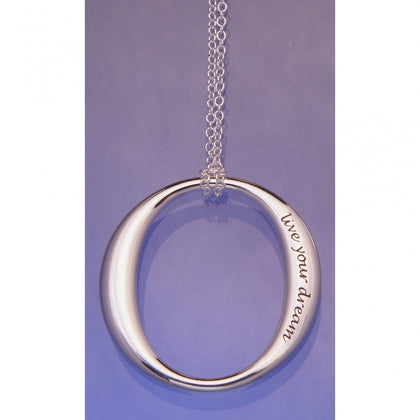 Live Your Dream, Don't Dream Your Life - Circulo Necklace