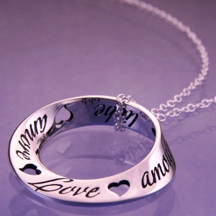 Love in Ten Languages - Mobius Necklace