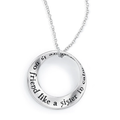 There Is No Friend Like a Sister - Mobius Necklace