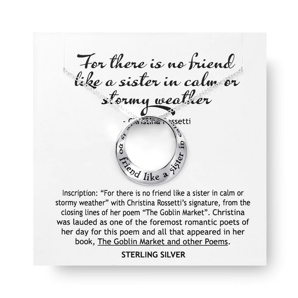 There Is No Friend Like a Sister - Mobius Necklace